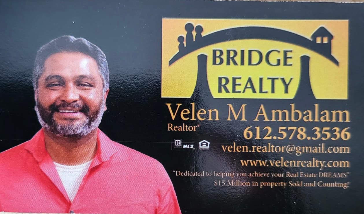 Bridge Realty — Velen M. Ambalam advertisement