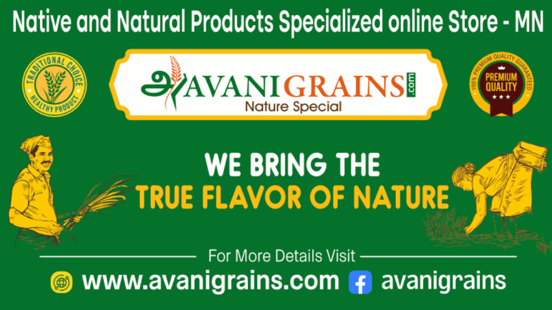 Avani Grains advertisement